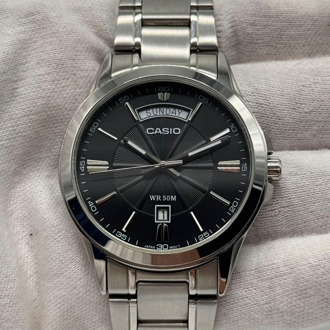 CASIO Men’s Watch, Brand New Battery, Mint Condition, Cheap Casio MTP-1381,
