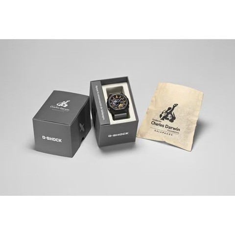 Brand New Limited Edition CASIO G SHOCK GA B2100DF 1AJR Charles Darwin Foundatio