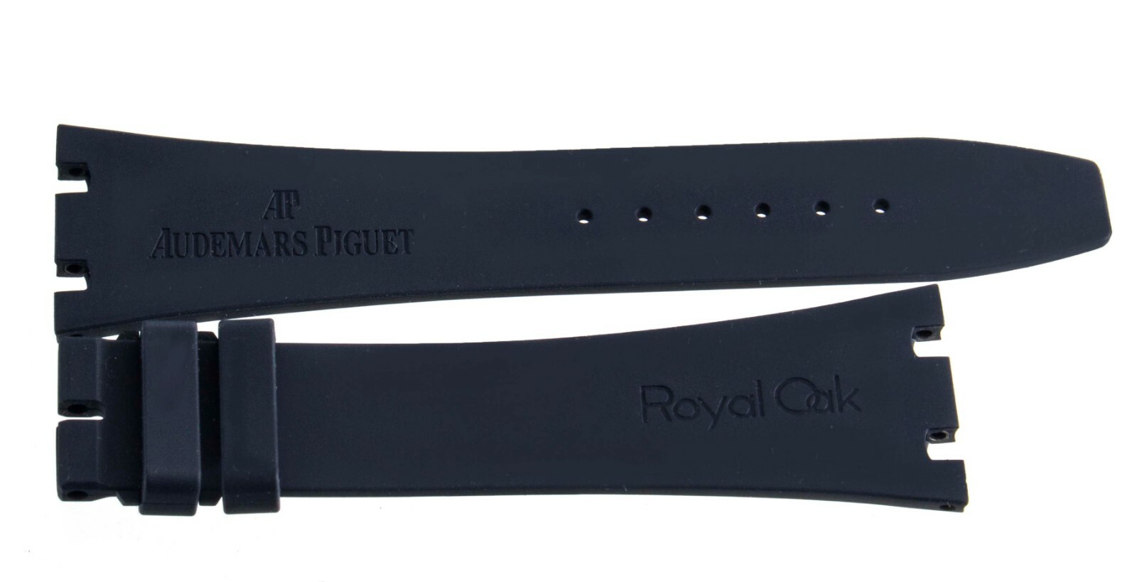 Audemars Piguet 26mm x 18mm Navy Blue Rubber Watch Band Strap