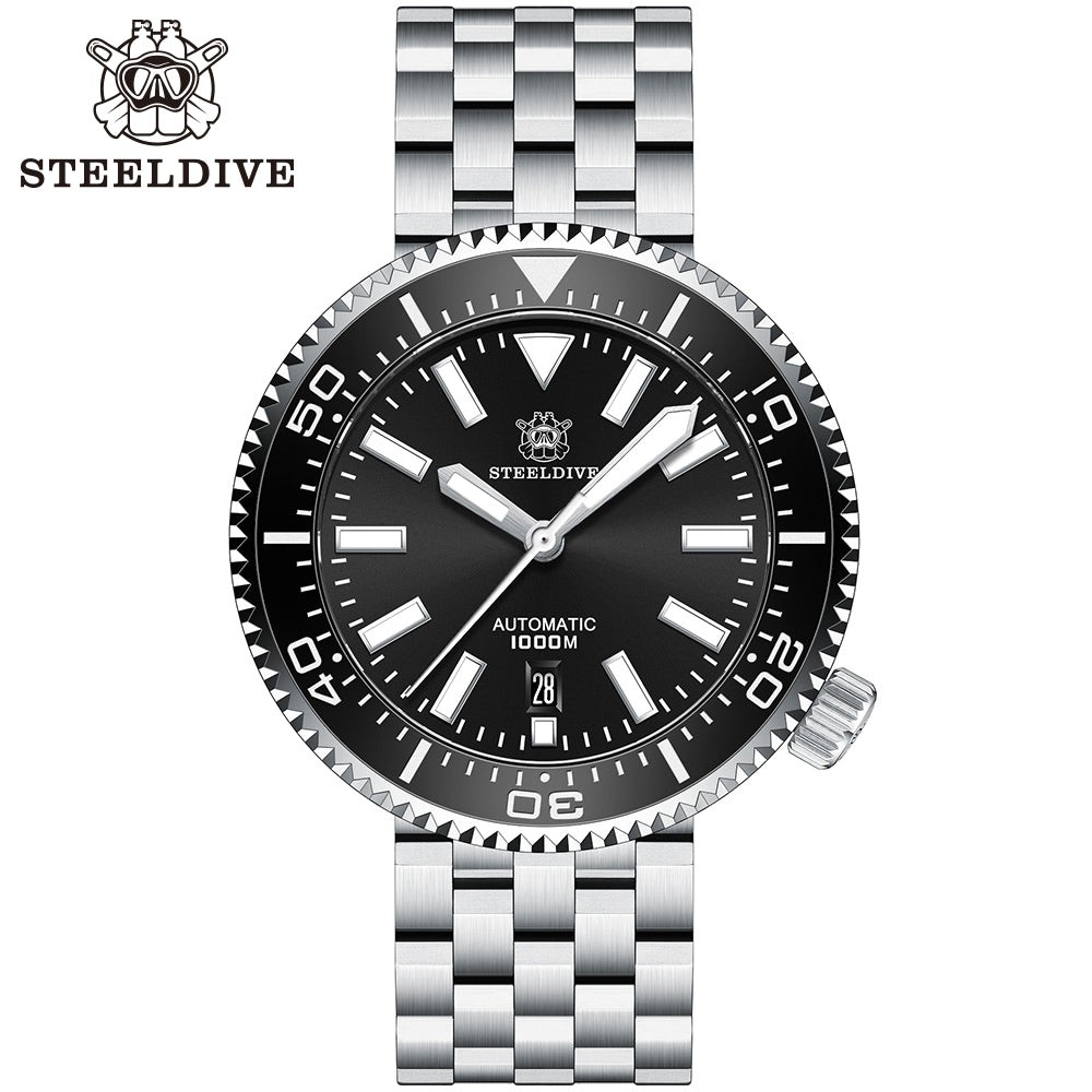 STEELDIVE SD1976 Mens 46mm 1000M Automatic Dive Watch NH35 Sapphire Steel