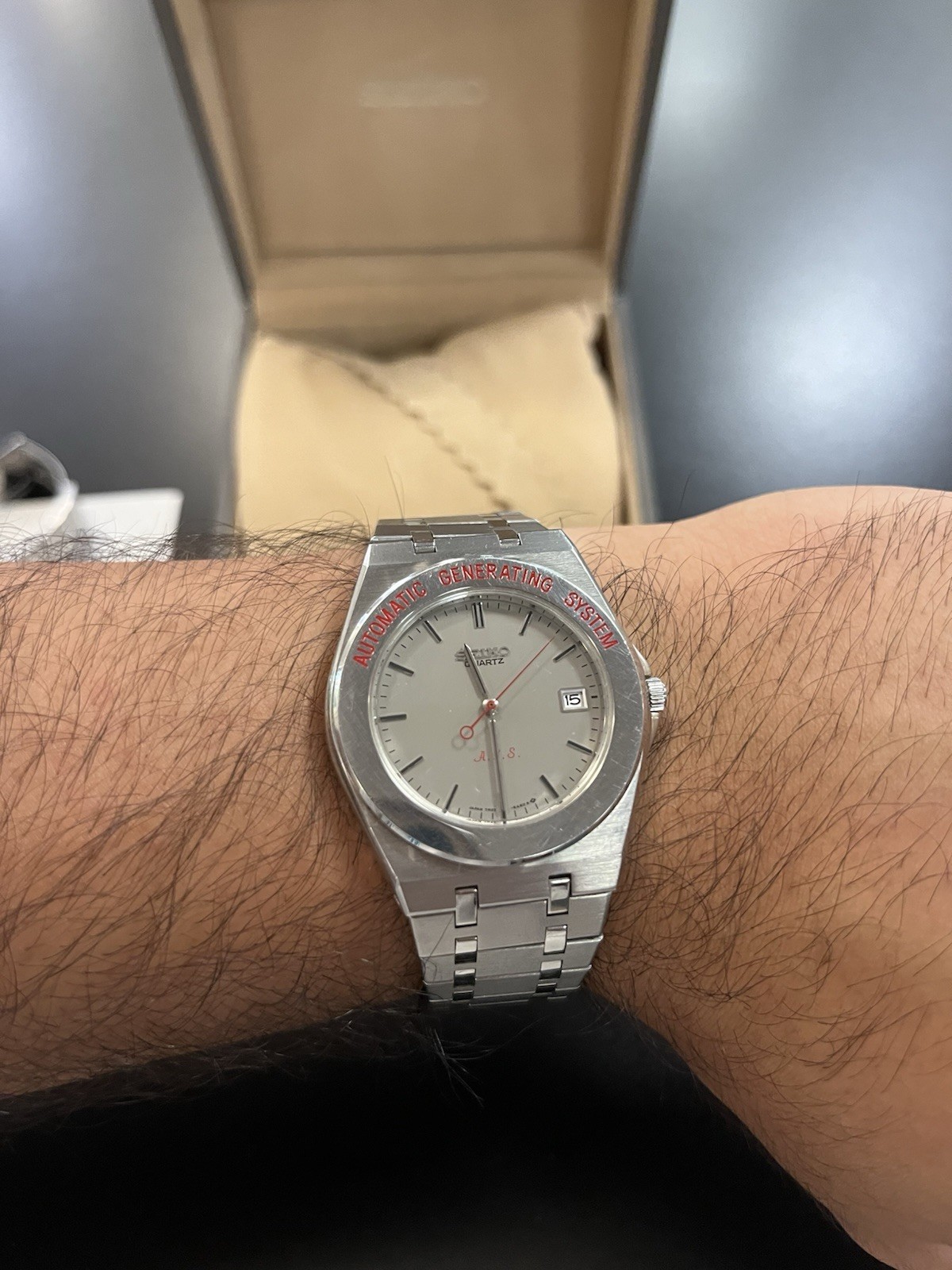 Seiko A.G.S. Automatic Generating System REF. 7M22-6A50