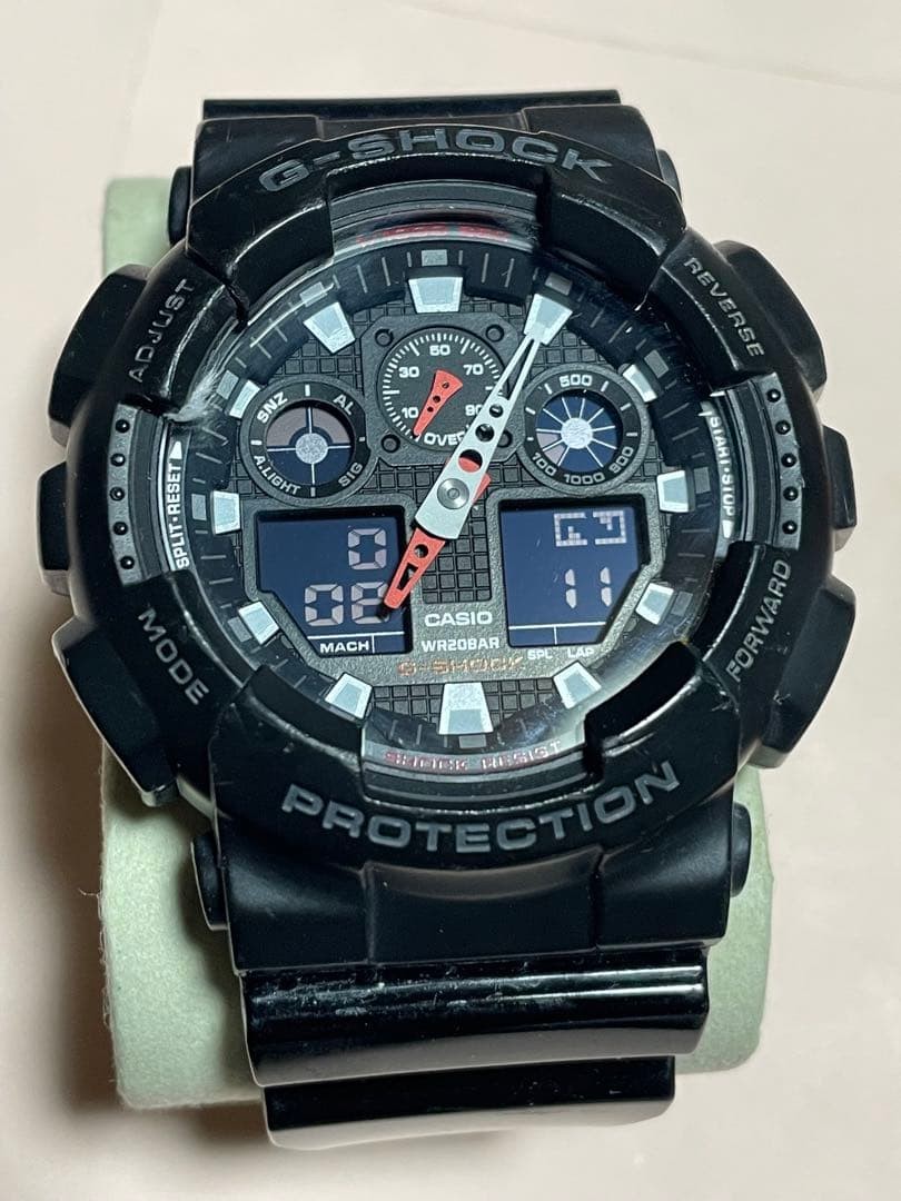 CASIO G-SHOCK GA-100B Watch, Black