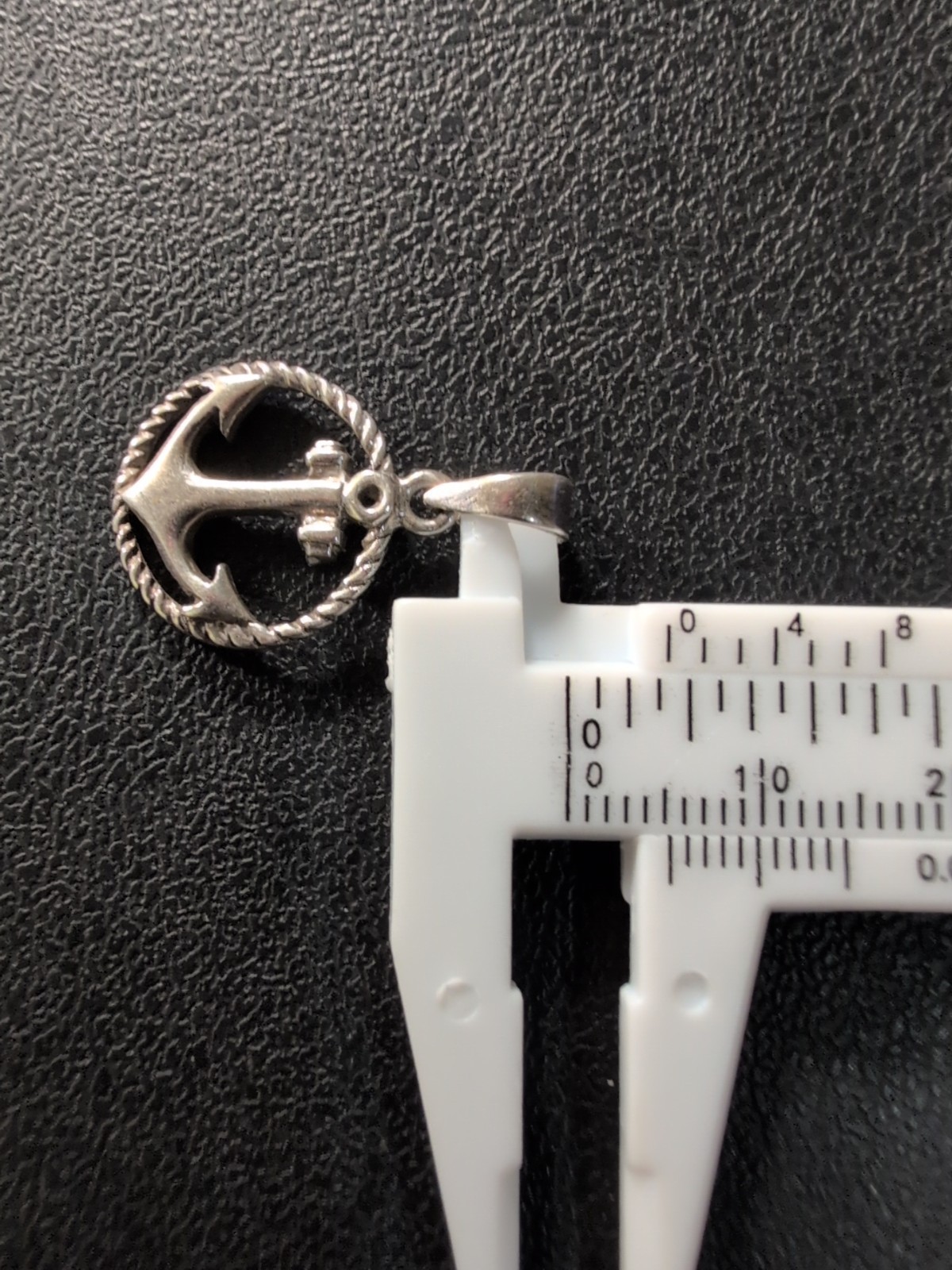 Nautical Anchor Encircled by Rope Pendant Maritime 925 Sterling 1″ 1.9g
