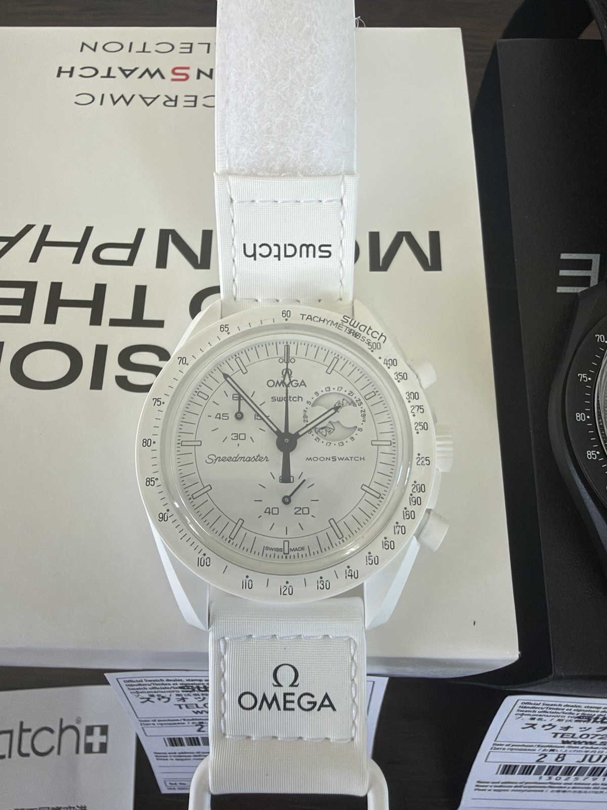 OMEGA x Swatch Speedmaster MoonSwatch Mission to the Moon Snoopy Watch White