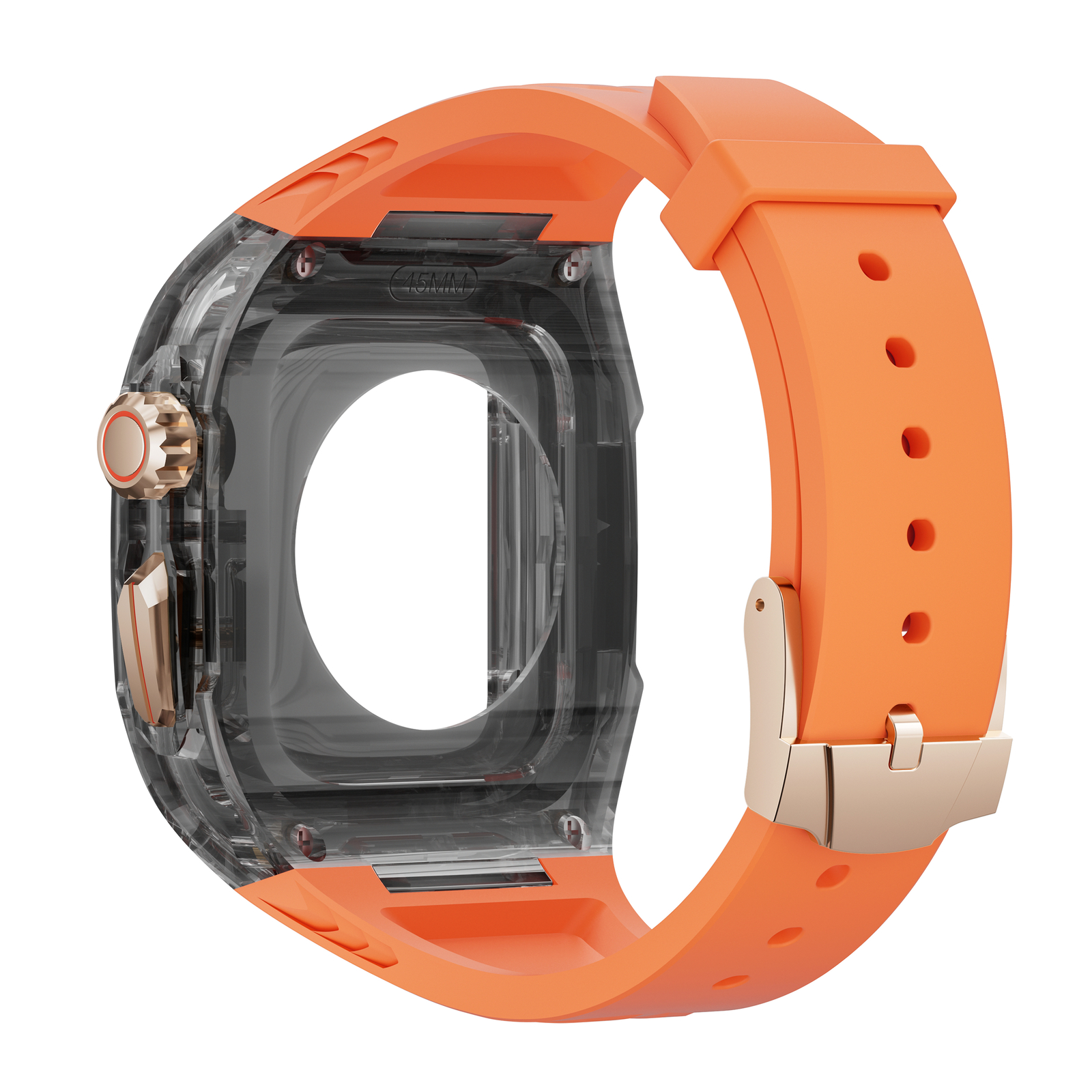 For Apple Watch 10/9/8/7/6/5/4 Ultra iWatch Band Strap TPU + PC Case 40/45/49mm