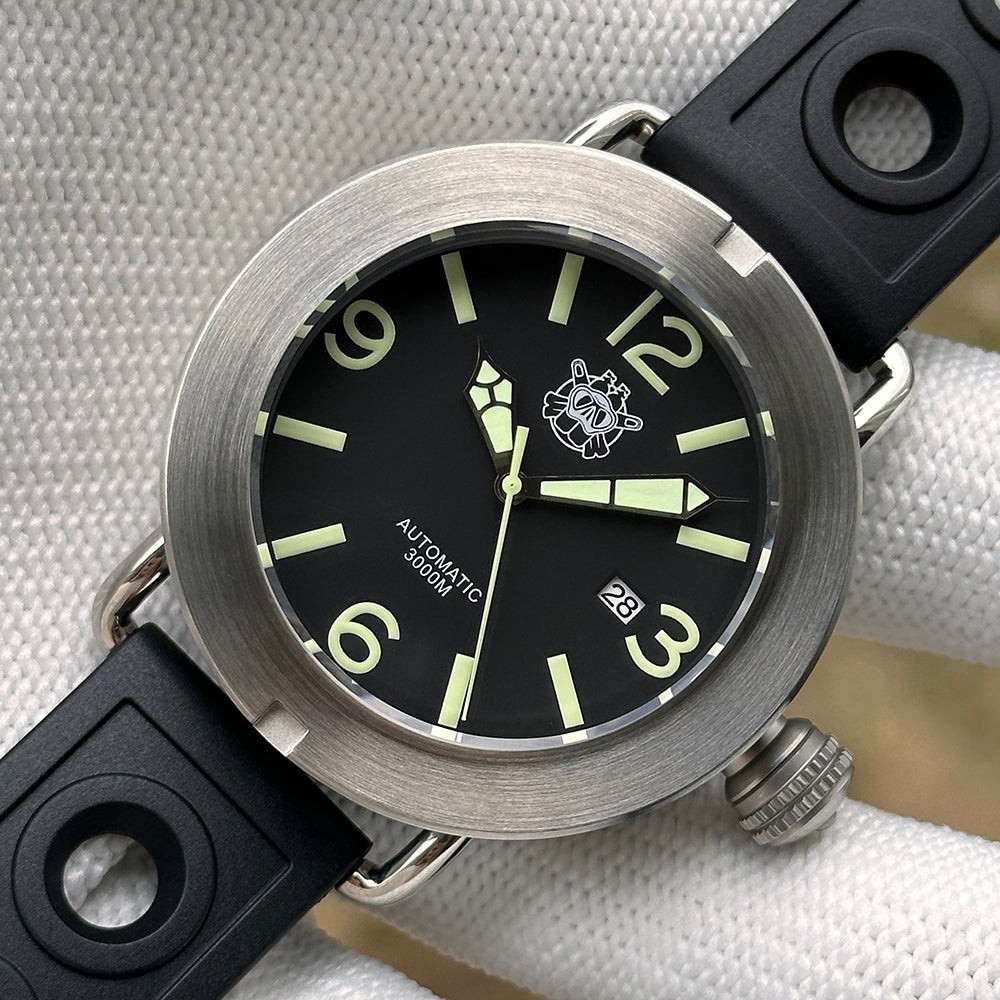 STEELDIVE SD1912 Mens 47mm 3000M Automatic Dive Watch NH35 Steel V2