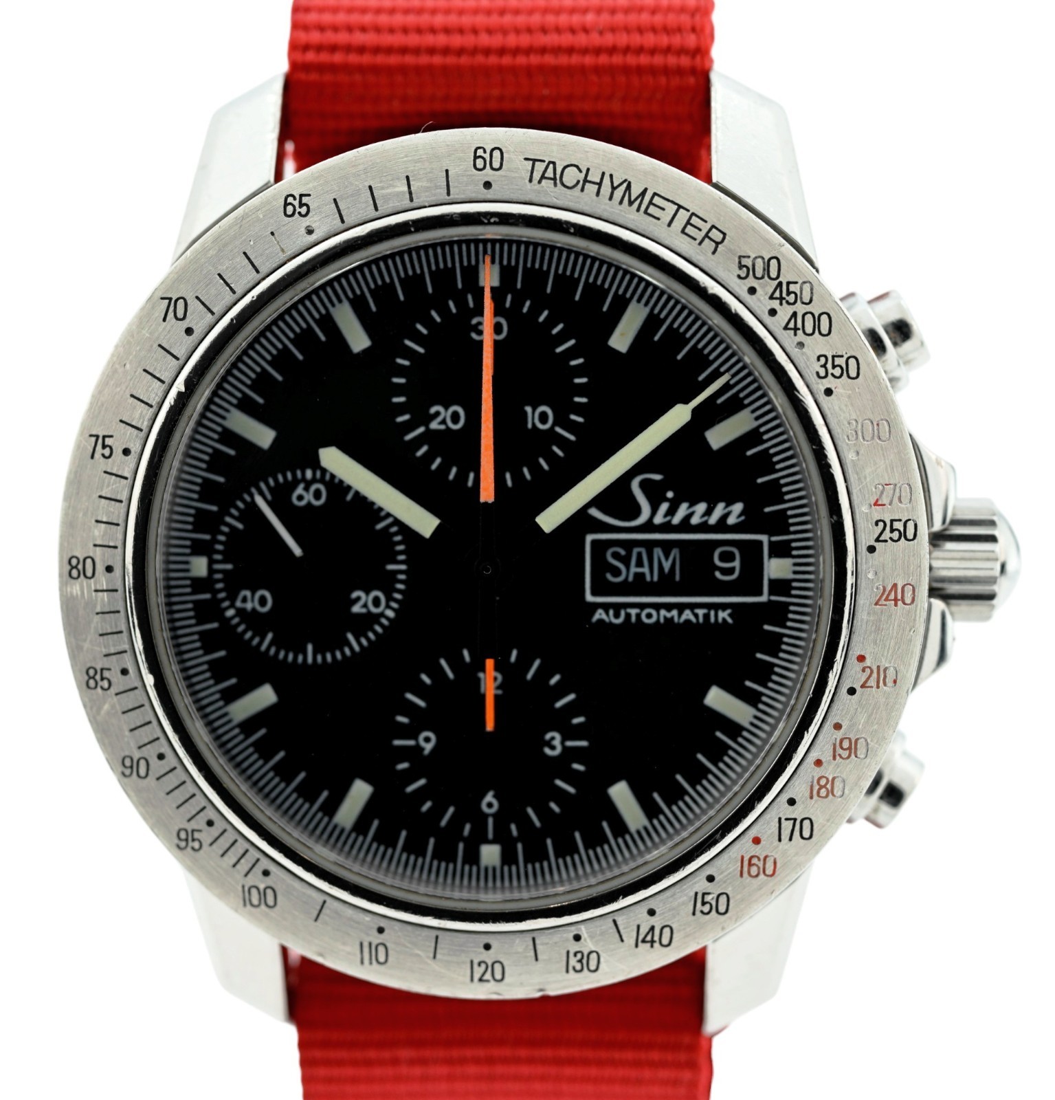 Sinn 40mm Men’s AutoBahn Automatic Chronograph 7750 Day-Date Watch! Ref: 303!