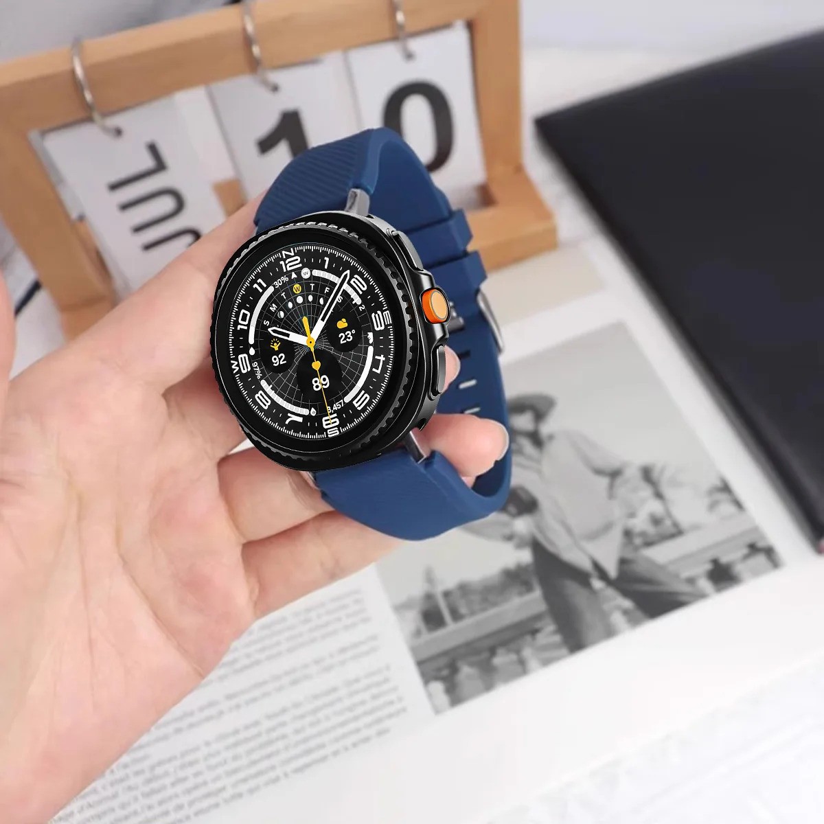 Silicone Watch Strap for Samsung Galaxy Watch 8 40mm 44mm 8 Classic 46mm Band
