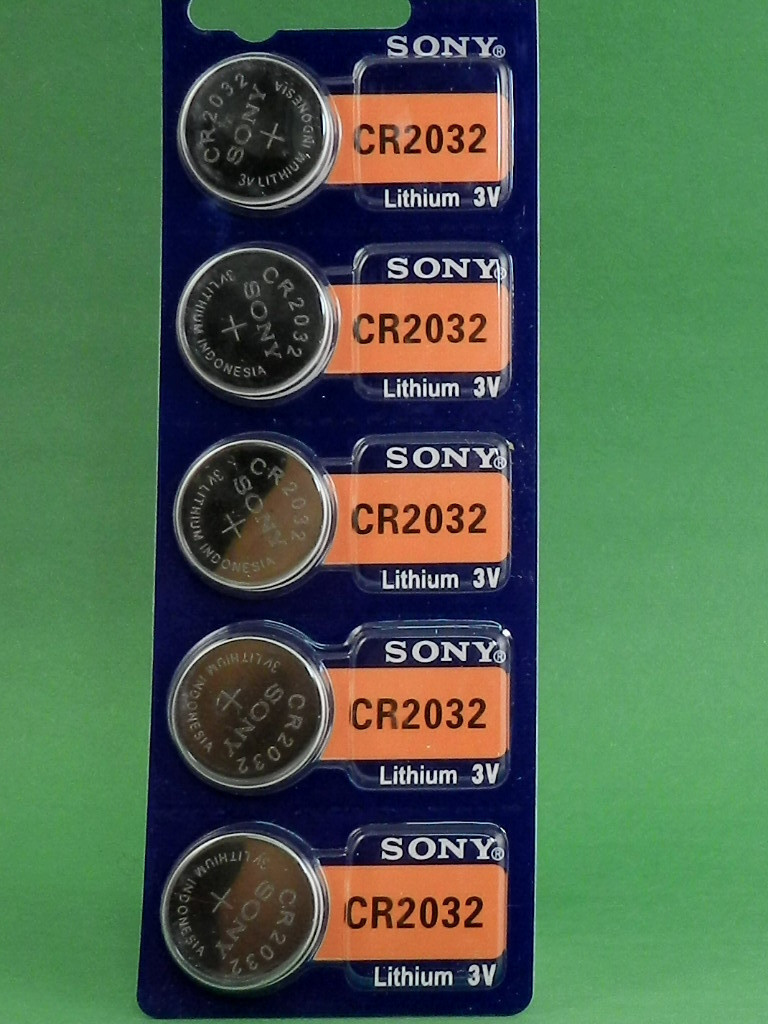 SONY CR2032 LITHIUM 3V BATTERY 5Pc