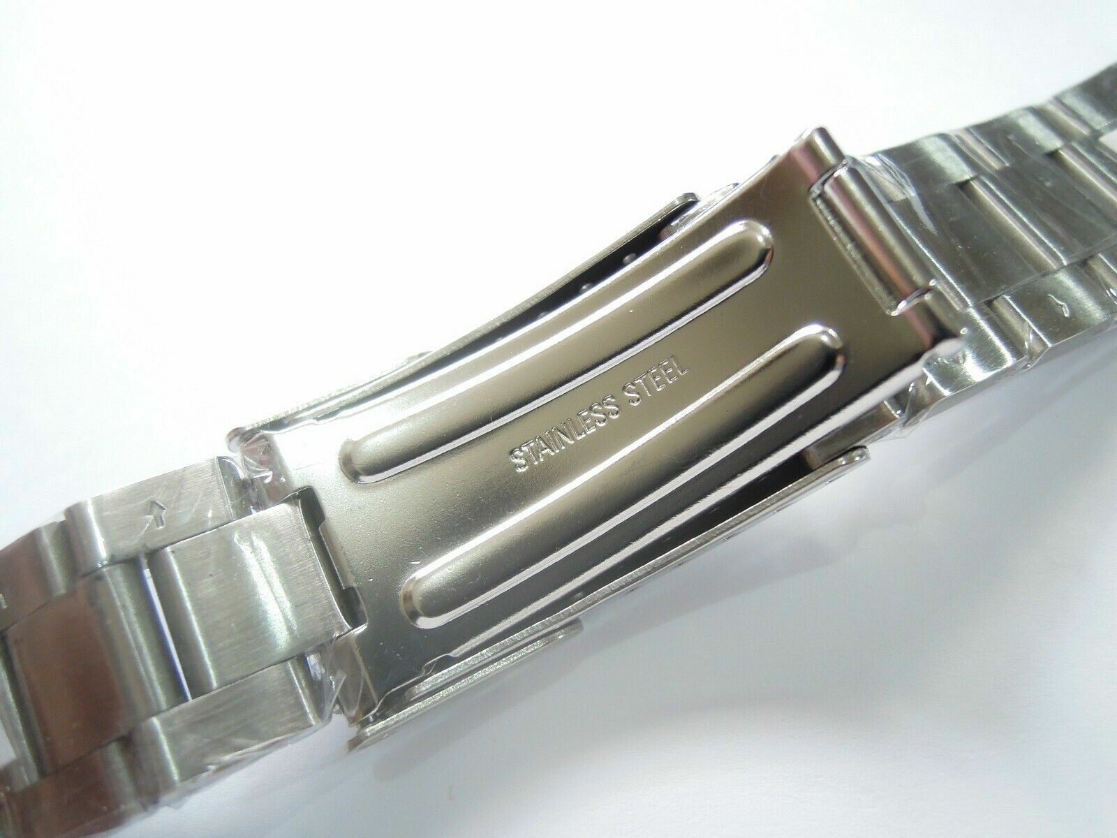 NEW 22MM STAINLESS OYSTER SOLID BRACELET DIVERS 10BAR SKX031-033 (7S26-0040)