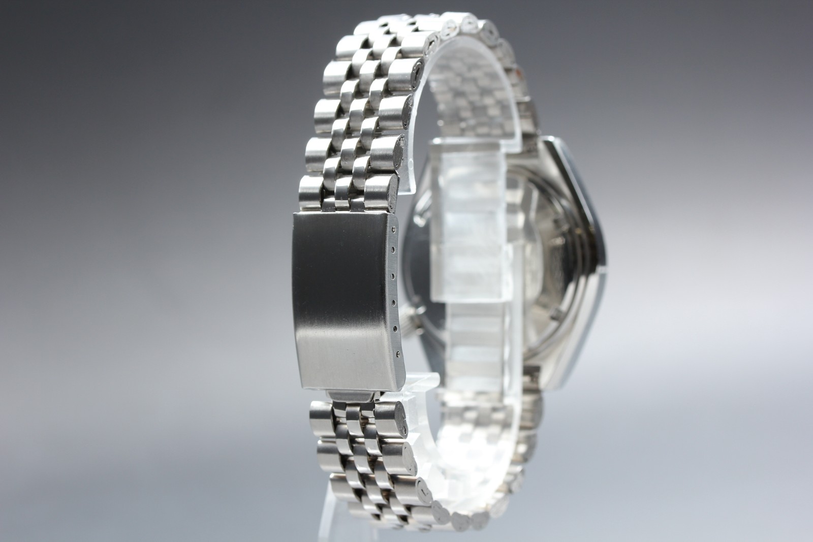 Vintage 1976 JDM ‘Kanji’ Seiko 5 Actus Silver Wave 6306-8010 AT Watch From Japan