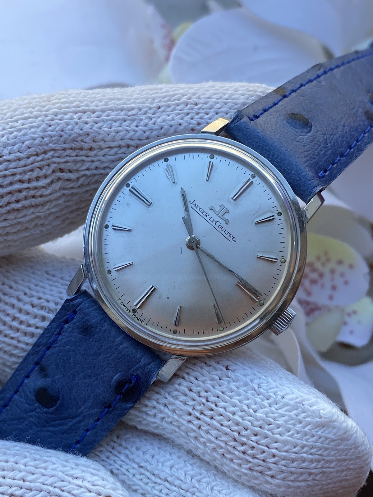Jaeger Le Coultre Watch E20004 Manual Cal.K885 Mens 34mm Swiss Made