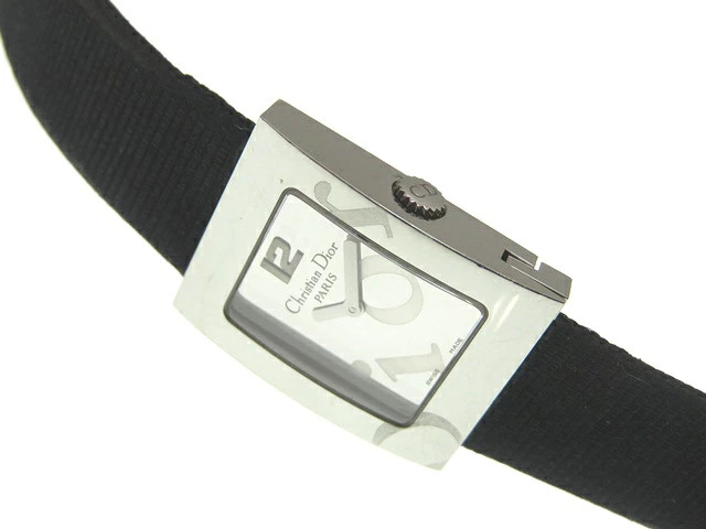 No Maintenance Dior Watch Maris D78 109 Wristwatch Stainless Steel Leather Nylon