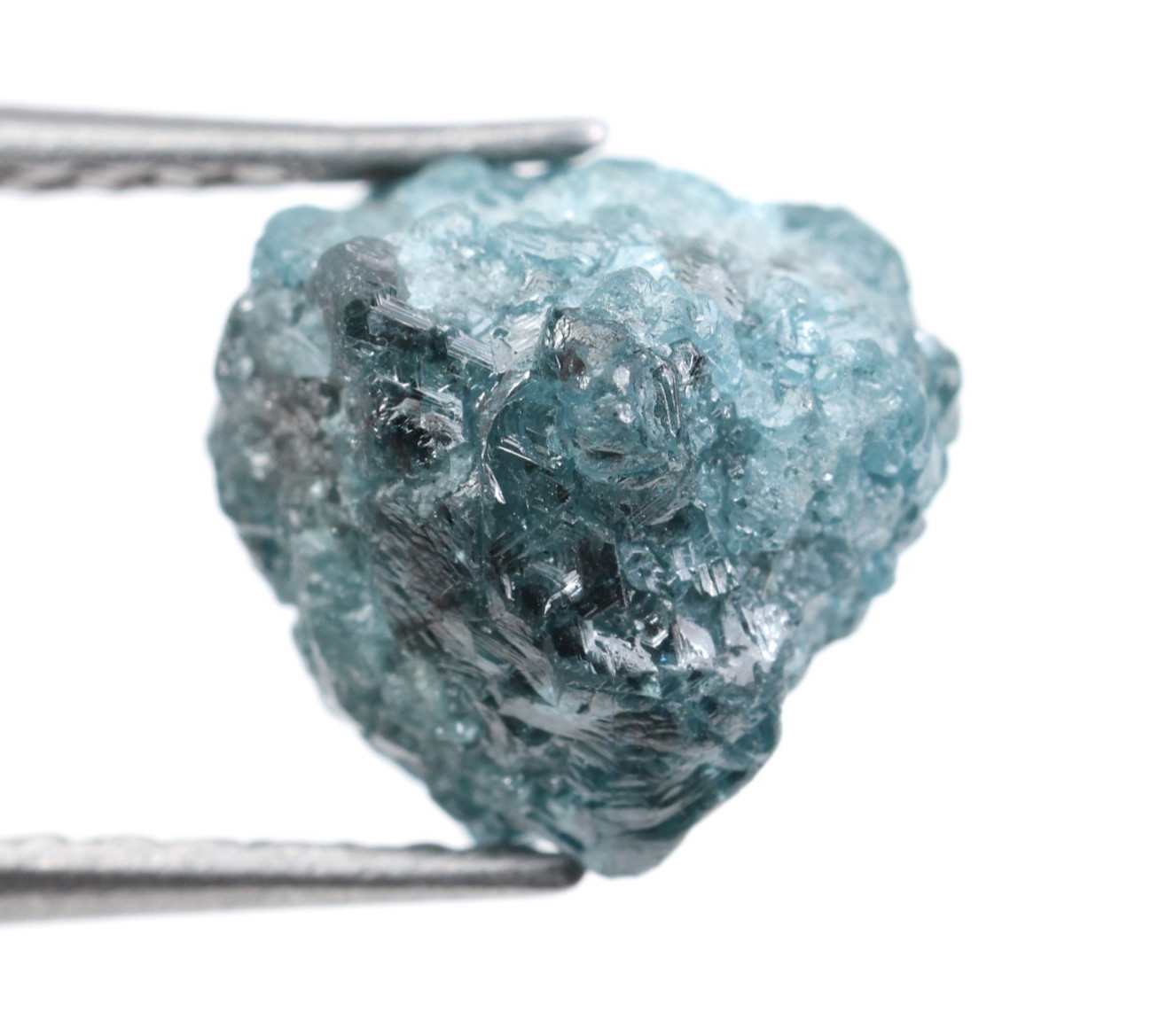 2.04Ct Natural Blue Color Rough Diamond Uncut Loose Raw Diamond For Wedding Ring
