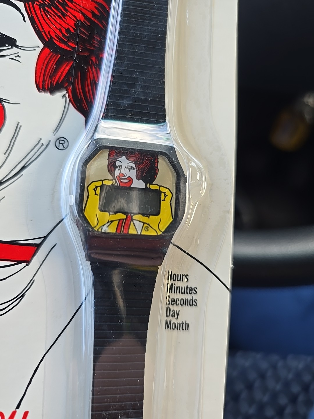 1986 McDonald’s Digital Watch Black