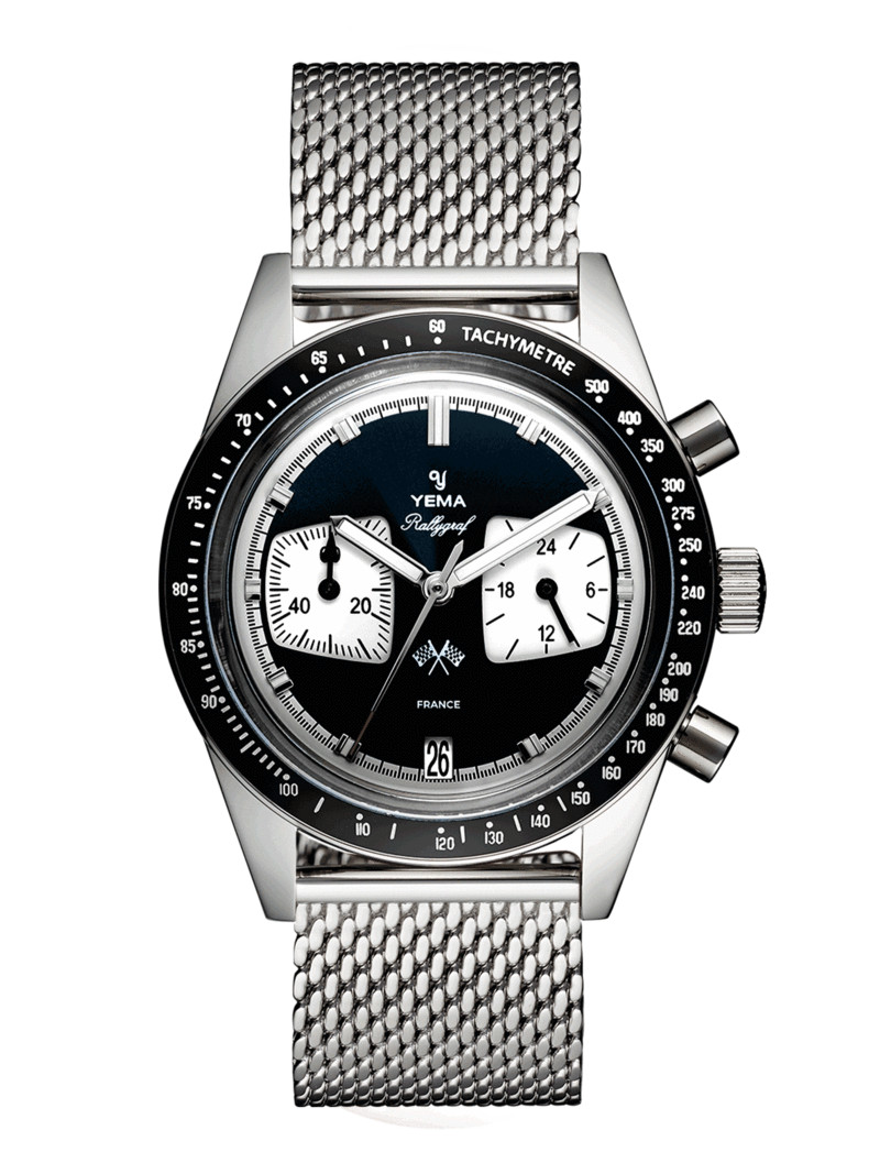 Yema Rally Graf Reverse Panda Dial brand NEW