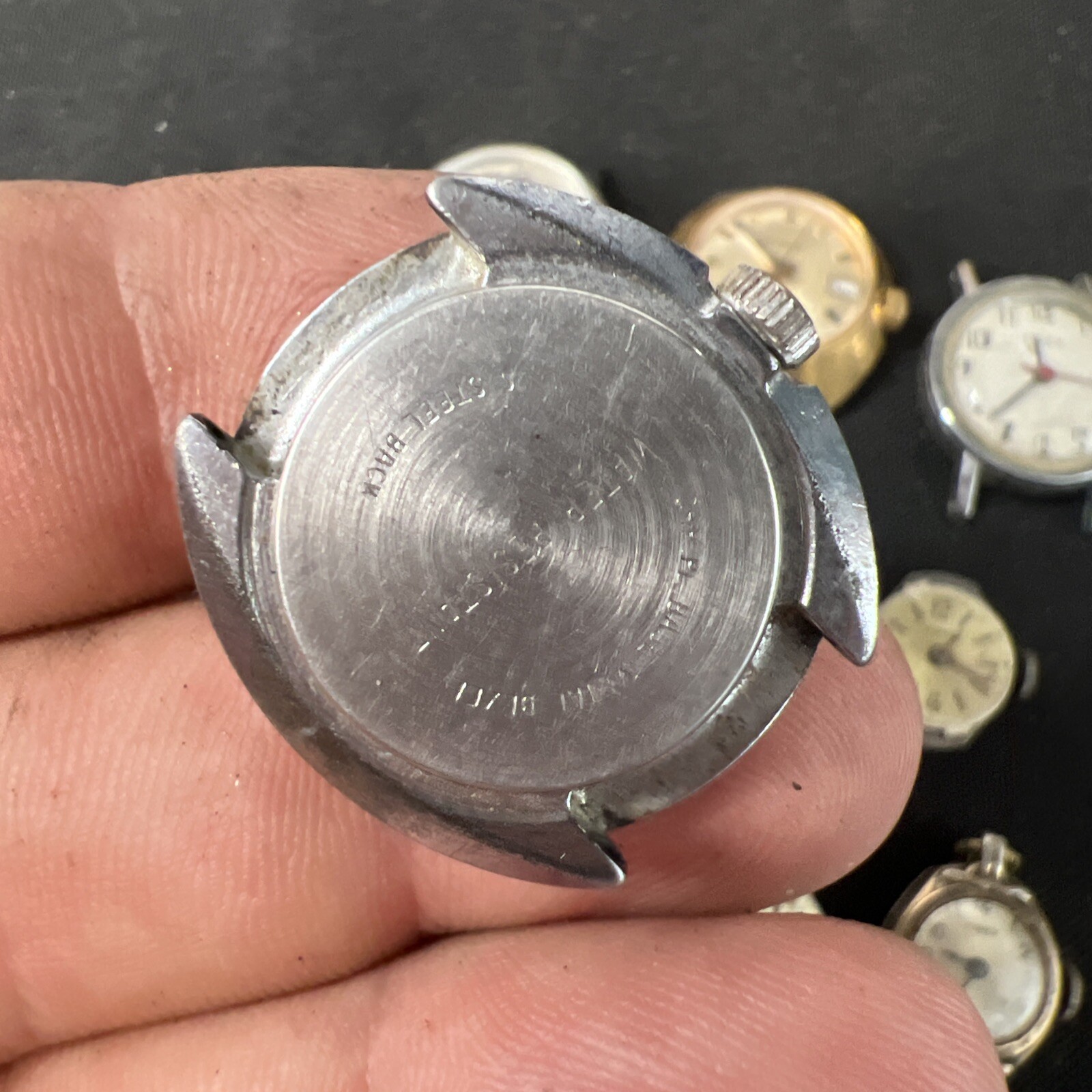 16 Lot Vintage Antique Ladies Watches TIMEX Military UFO Art Deco 60’s (parts)