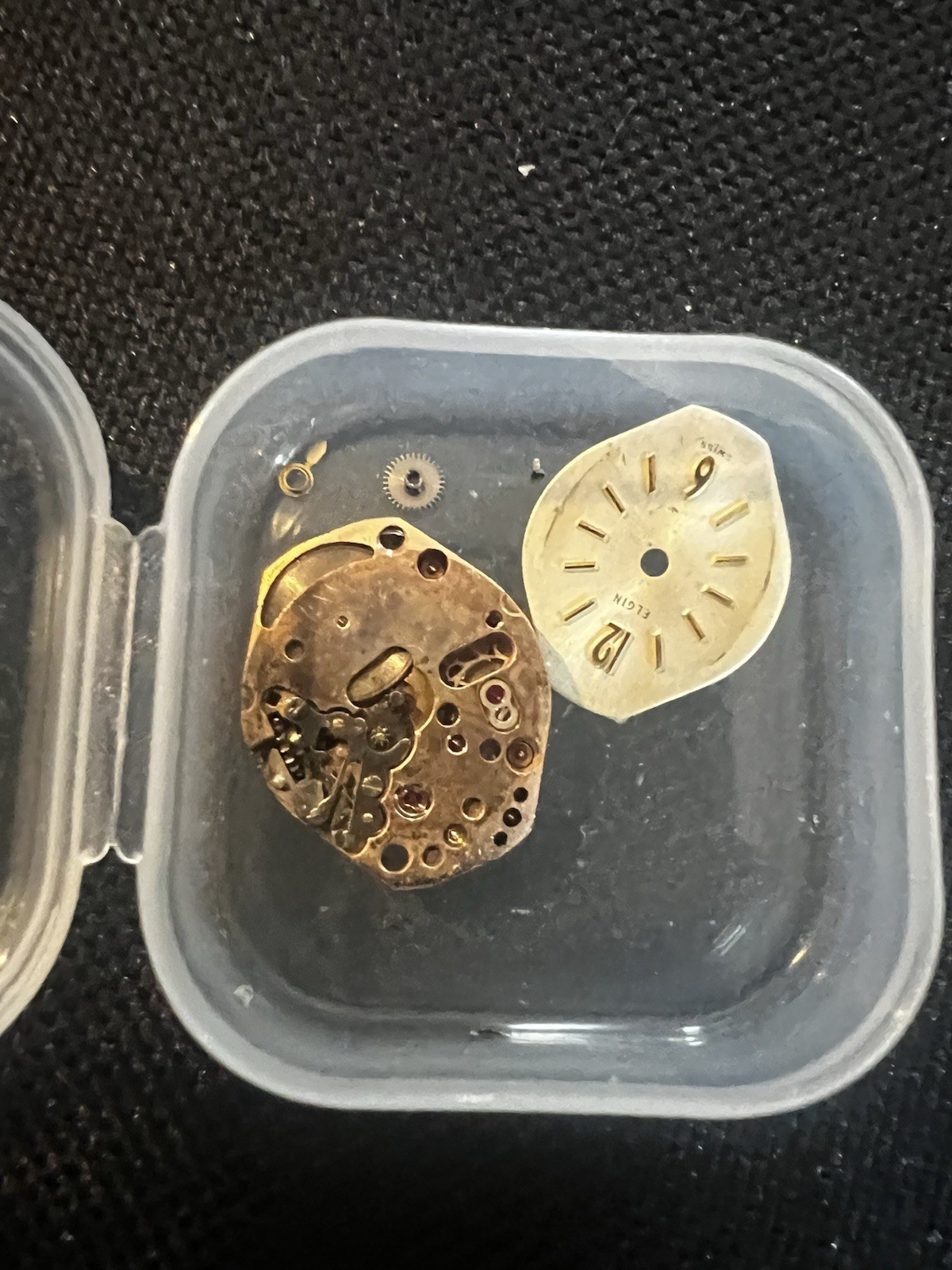 1961 Elgin Grade Cal. 799 ST FHF 69-21 Vintage Watch Movement 17 J Not running.