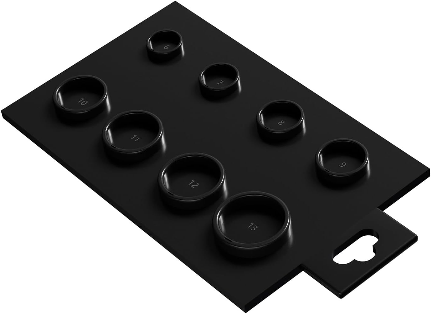 Ring Sizing Kit – Measurement of Finger Size – 6-13, Black