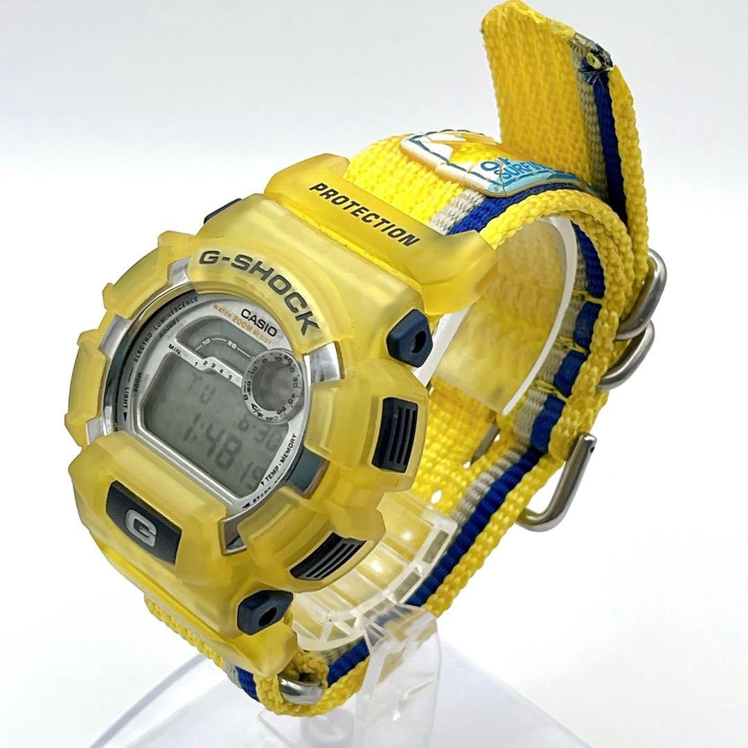 CASIO G-SHOCK DW-9500 Digital Yellow Men’s Watch Working Item