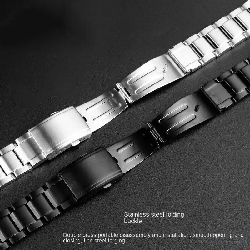 24x16mm For Casio G-SHOCK GST-B200 Bracelet Stainless Steel Watch Band Strap