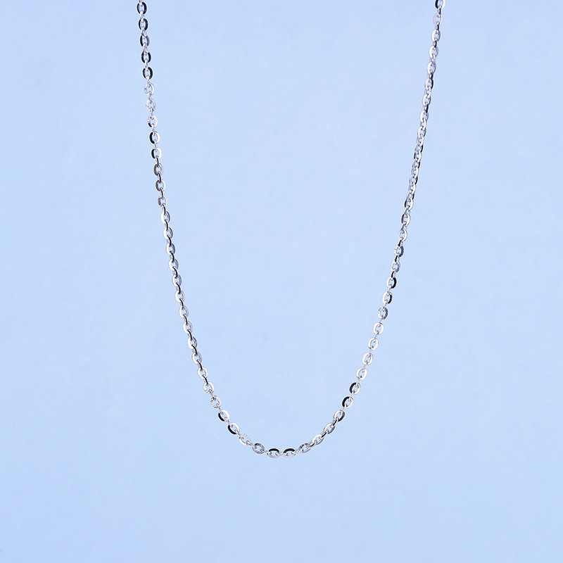 24″ Stainless Steel Chain Necklace for Women Men Pendant Silver/Gold/Rose Gold