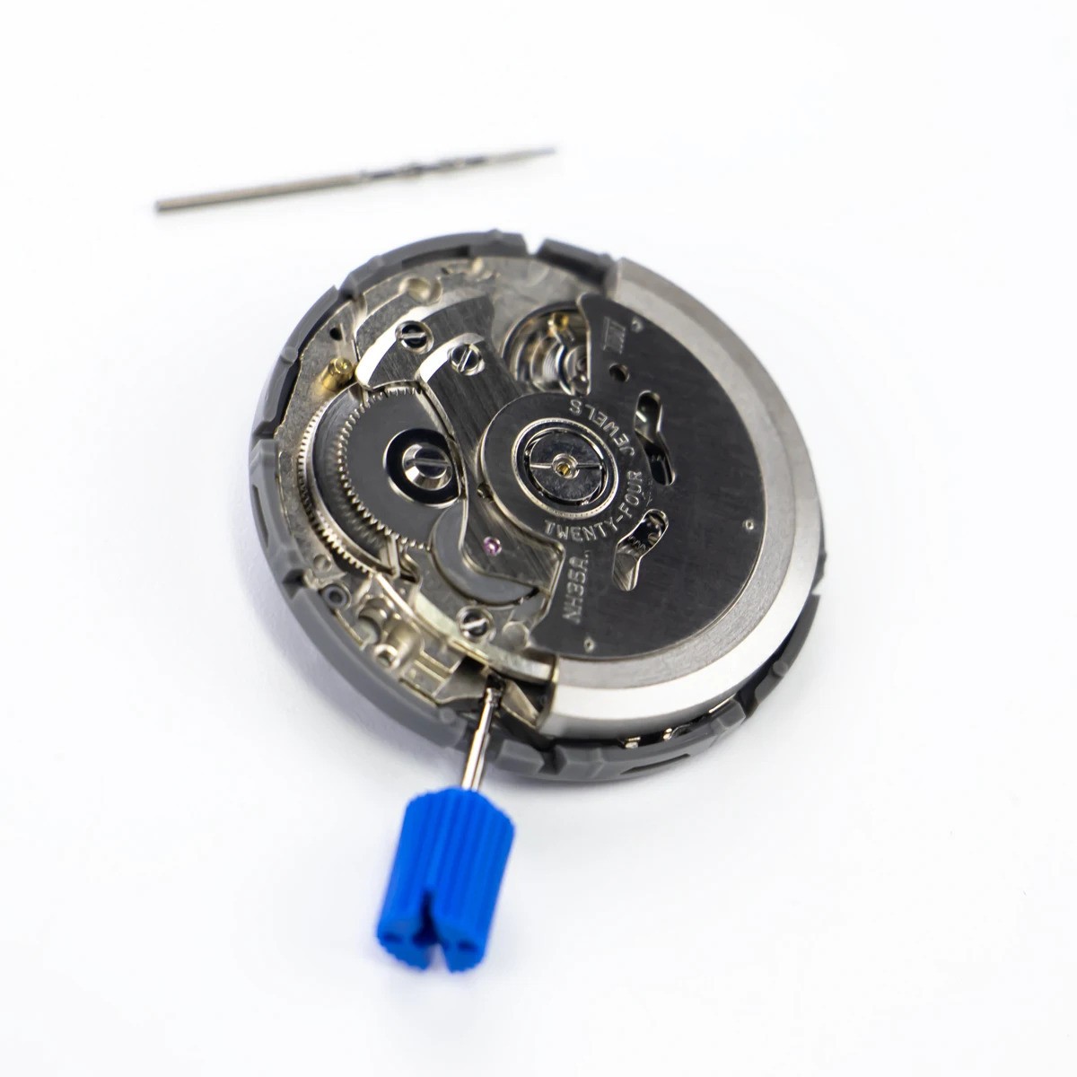 SEIKO NH35 NH35A Automatic Watch Movement Date 3H White/Black Disc Japan SII