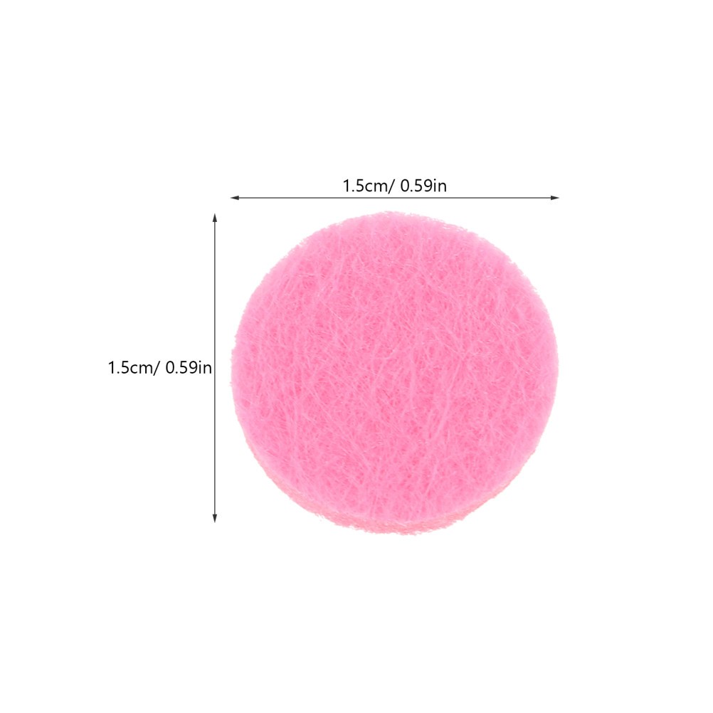 250 Pcs Aromatherapy Replacement Cotton Pads Necklace Refill Diffuser Refills