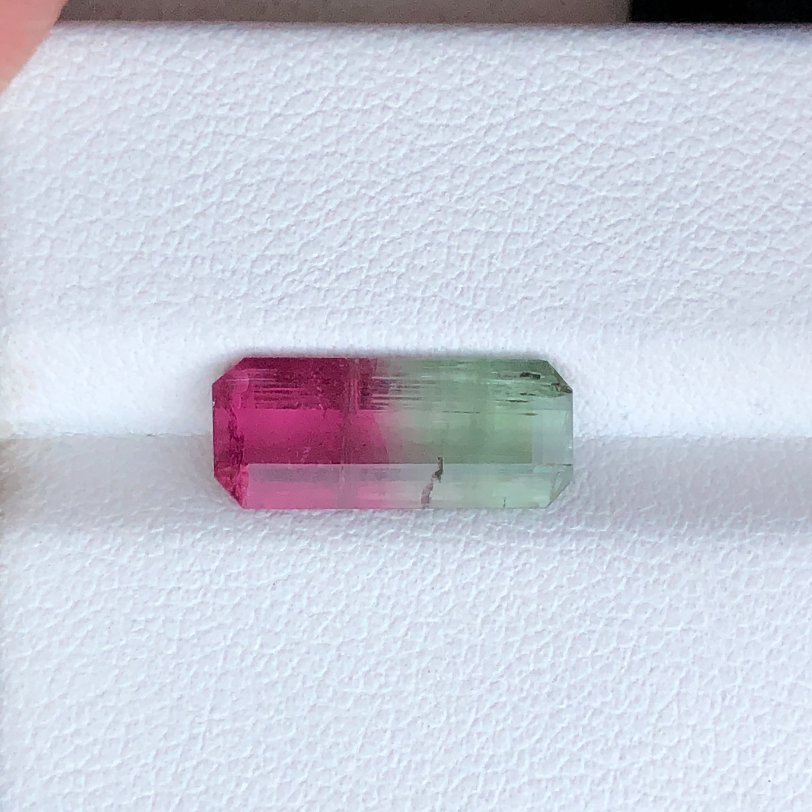 2.80 Ct Natural Bi-color watermelon Tourmaline loose Gemstone From Afghanistan