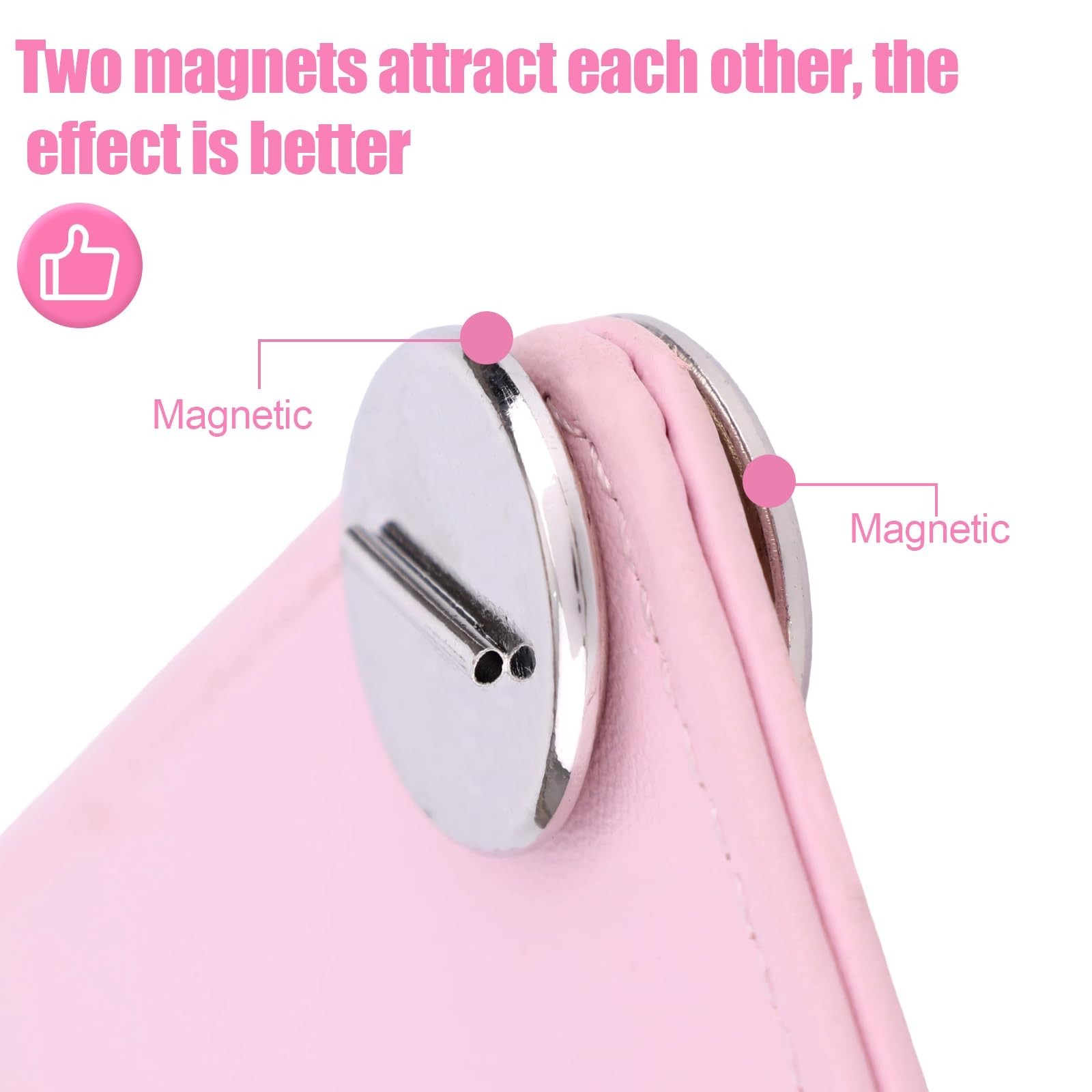 4 Pairs Dual Magnetic Mini Pin Brooch Converter, Harm-Free Jewelry Pin Backs, Si