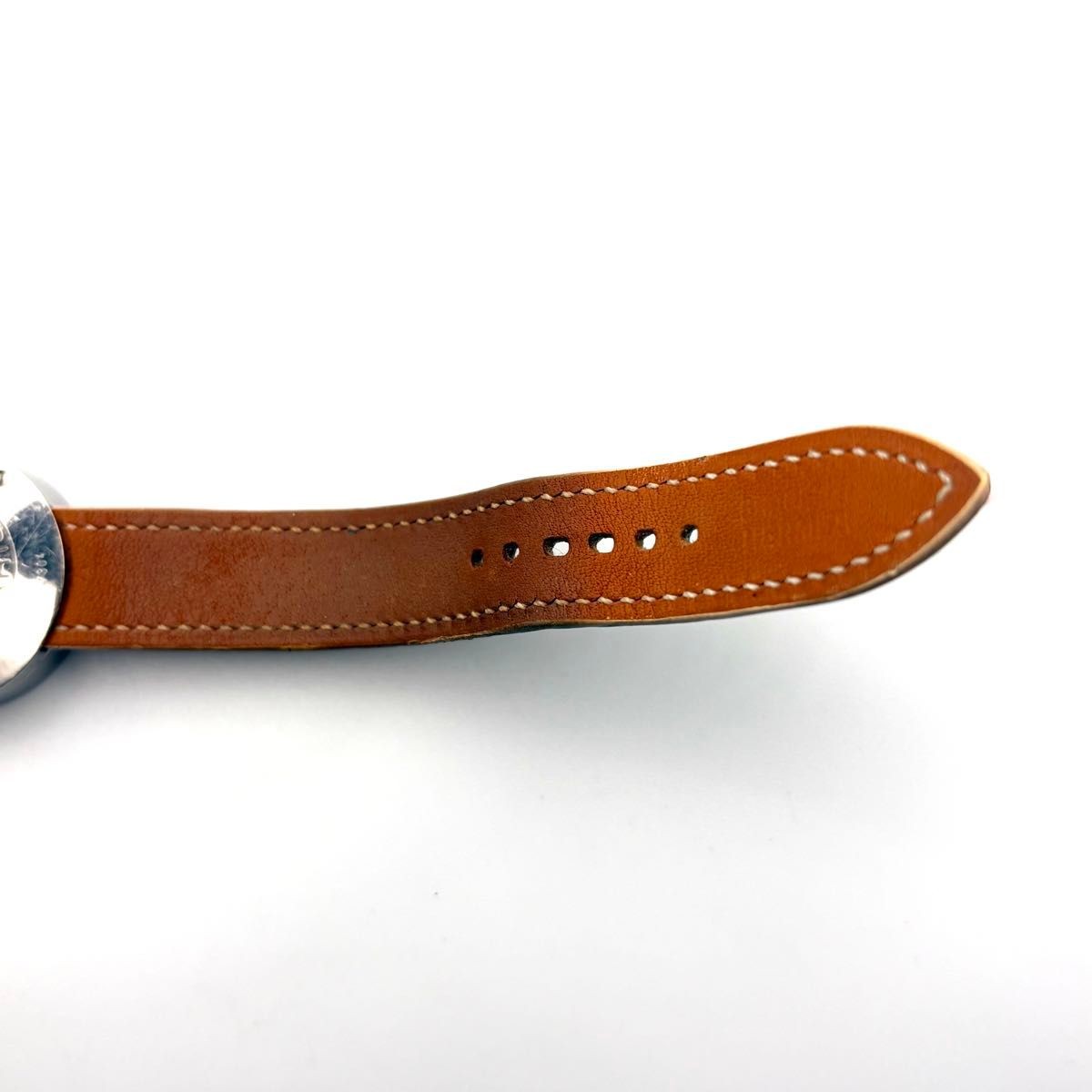 [B1P] HERMES Pass Pass PP1.410 Shell Logo Quartz Watch [x6n]