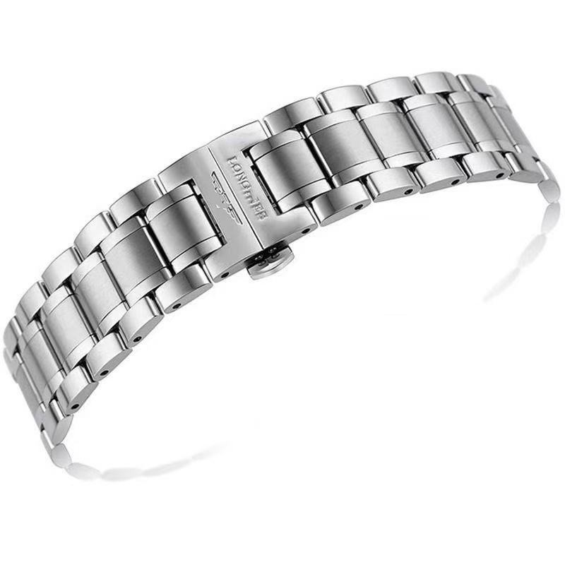 21mm 316L Steel Bracelet Metal Strap For Longines Master Collection Models L2