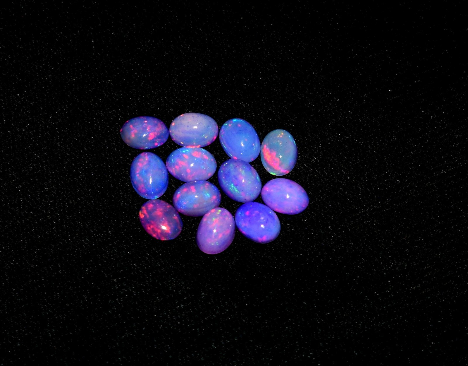 6x8MM 12Pcs Natural Ethiopian Light Purple Opal Loose Gemstone cabochon S3960