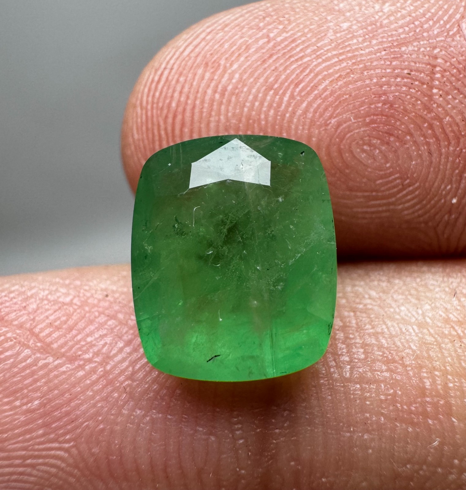 2.80 Carat Rare Transparent Green Hauyne Cut Gemstone From @Afghanistan