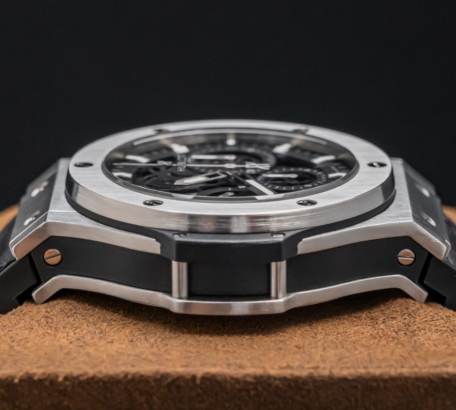 Hublot Aero Bang Big Bang 44 Steel $17K MSRP Papers SERVICED 311.SX.1170.GR