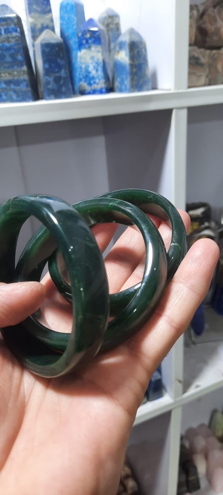 High Quality Nephrite Jade Bangle 54g(Approx) | 60mm Natural Green Jade Bracelet