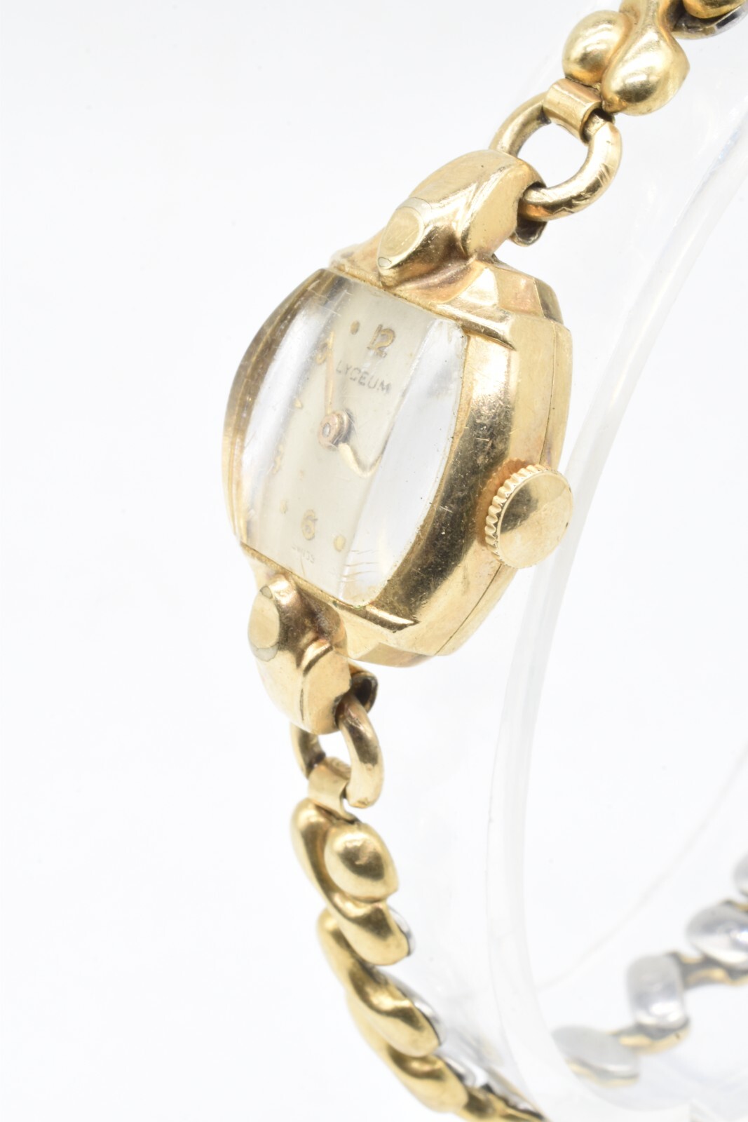 Running Vintage LYCEUM 190 Ladies 10K Gold Filled Wristwatch, Swiss