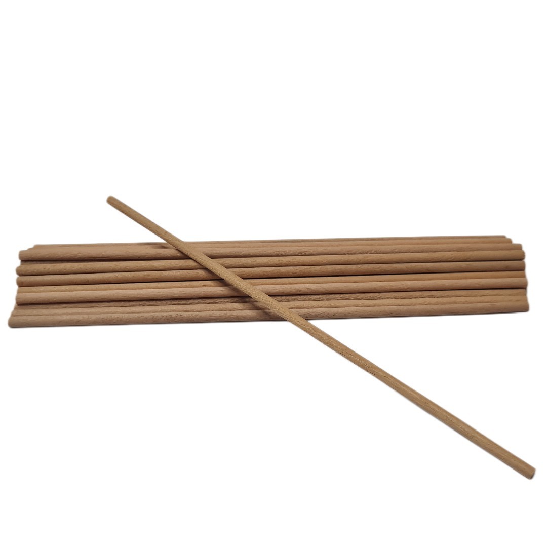 Pegwood Orange Wood Sticks – Fine Quality, 24-Pack, 3mm x 150mm, Watch & Jewelry