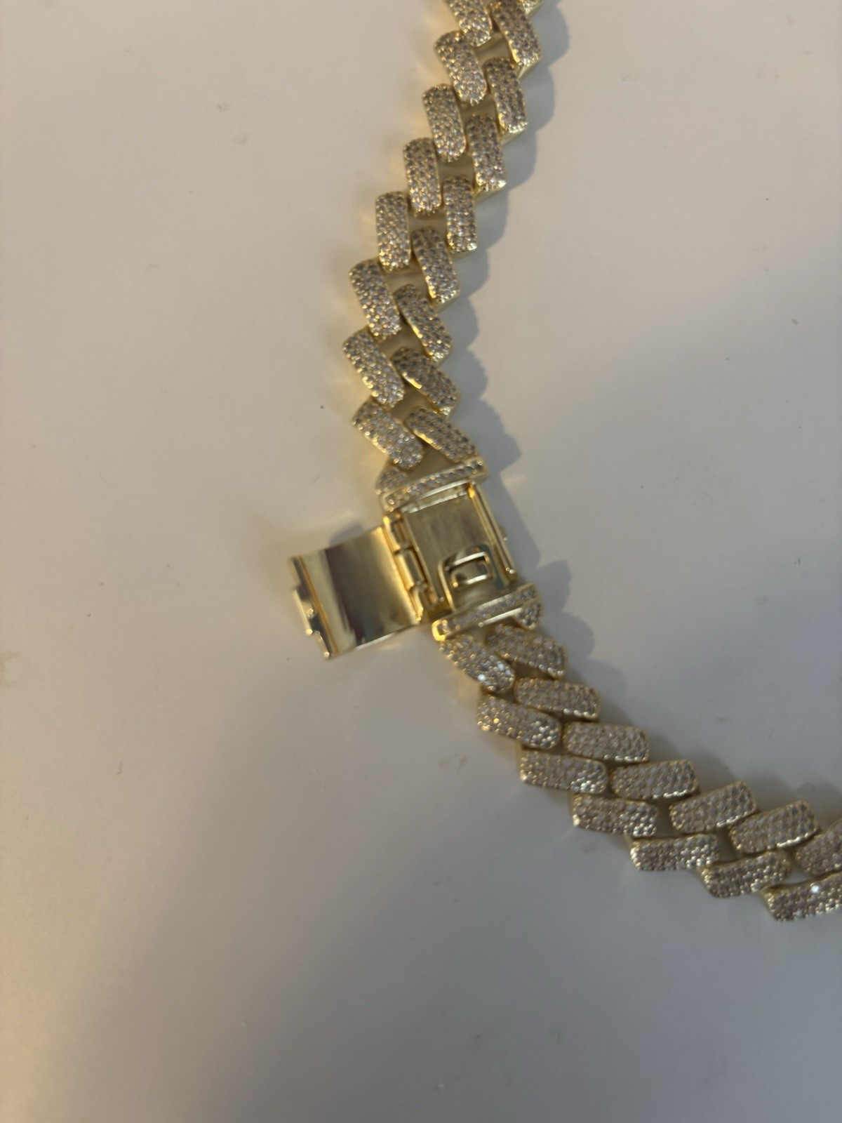 18k gold filled Cuban link chain