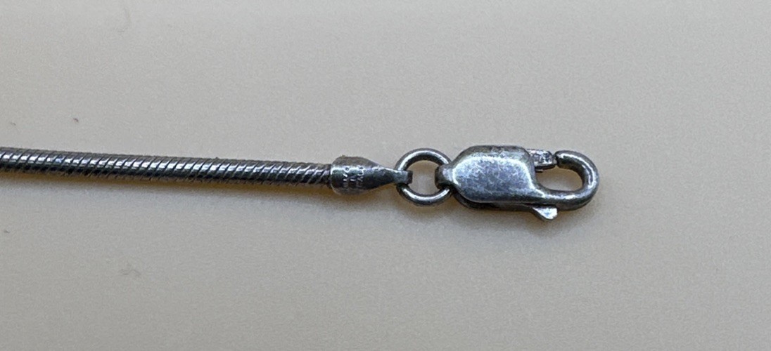 Vintage 925 Sterling Silver Milor Choker Necklace