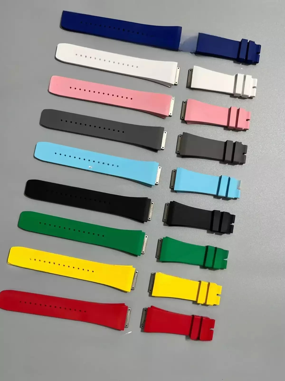 FKM Rubber Watch Band Watch Strap Fits Richard Mille RM023 M Size