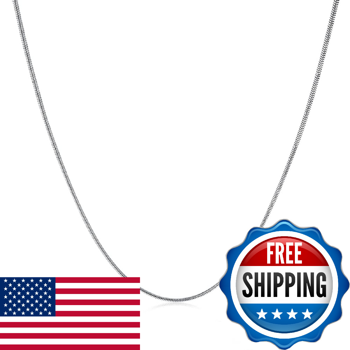 Savlano 925 Sterling Silver Solid Italian Round Diamond Cut Snake Chain