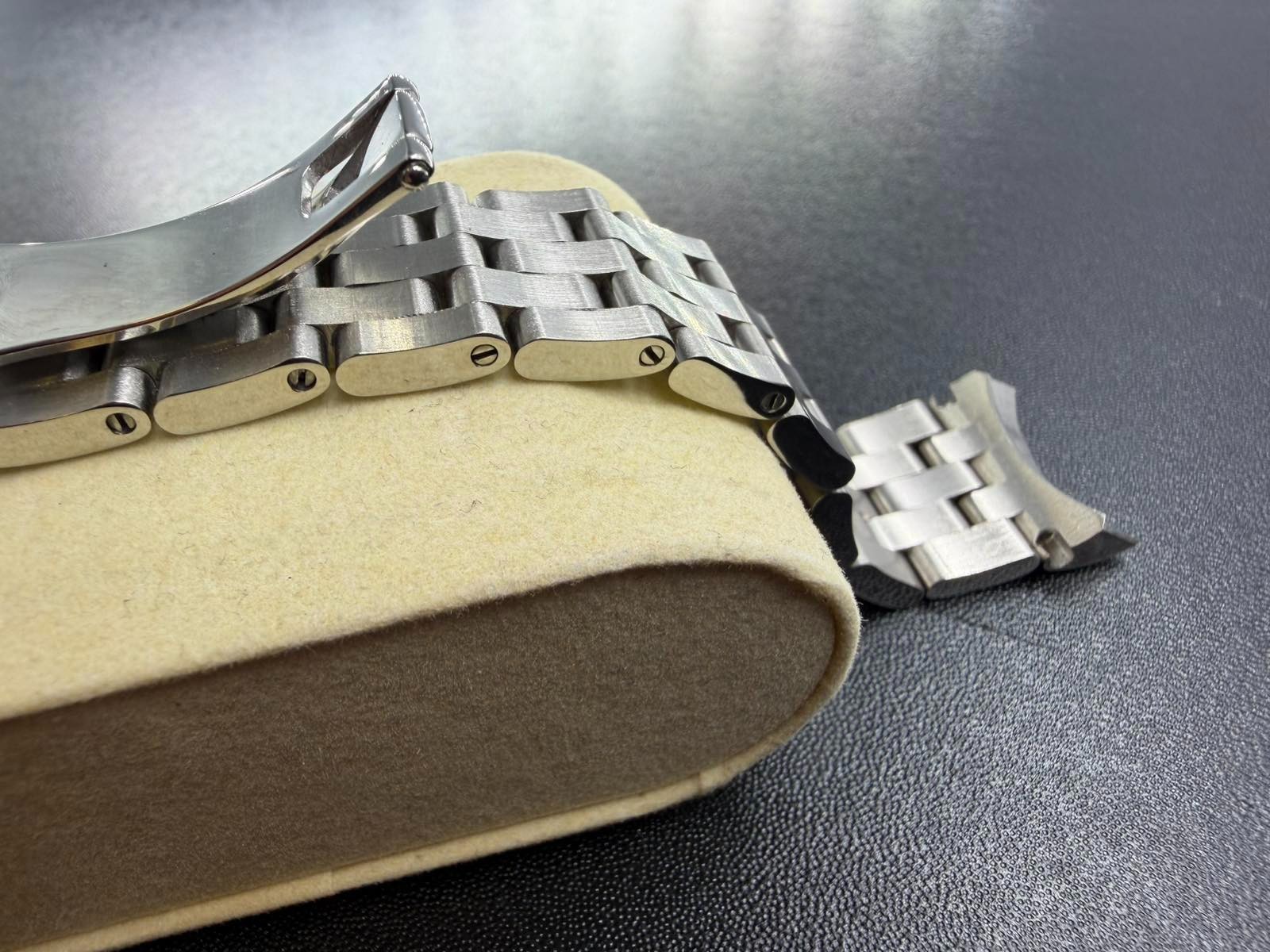 Fits TUDOR Glamour Metal Bracelet Watch Band Strap 21mm