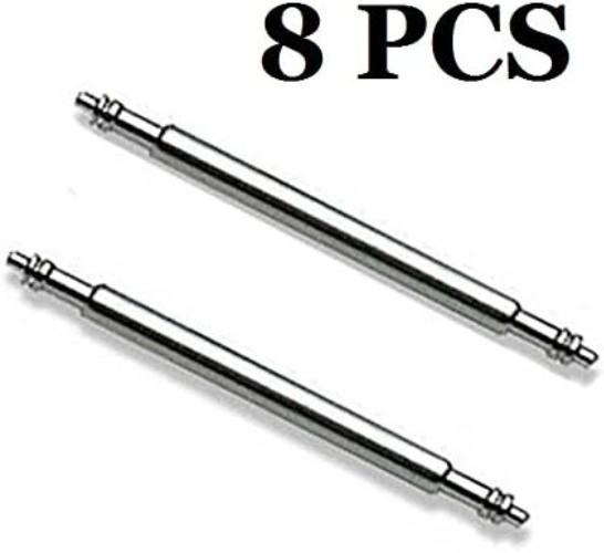 19mm Spring Bar Watch Pins Replacement 8 PCS 1.5mm Diameter