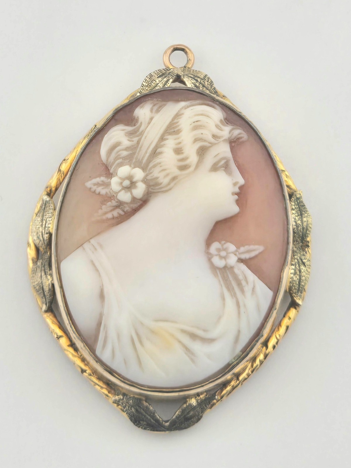 10K YELLOW GOLD FILLED CAMEO LOCKET – 989185
