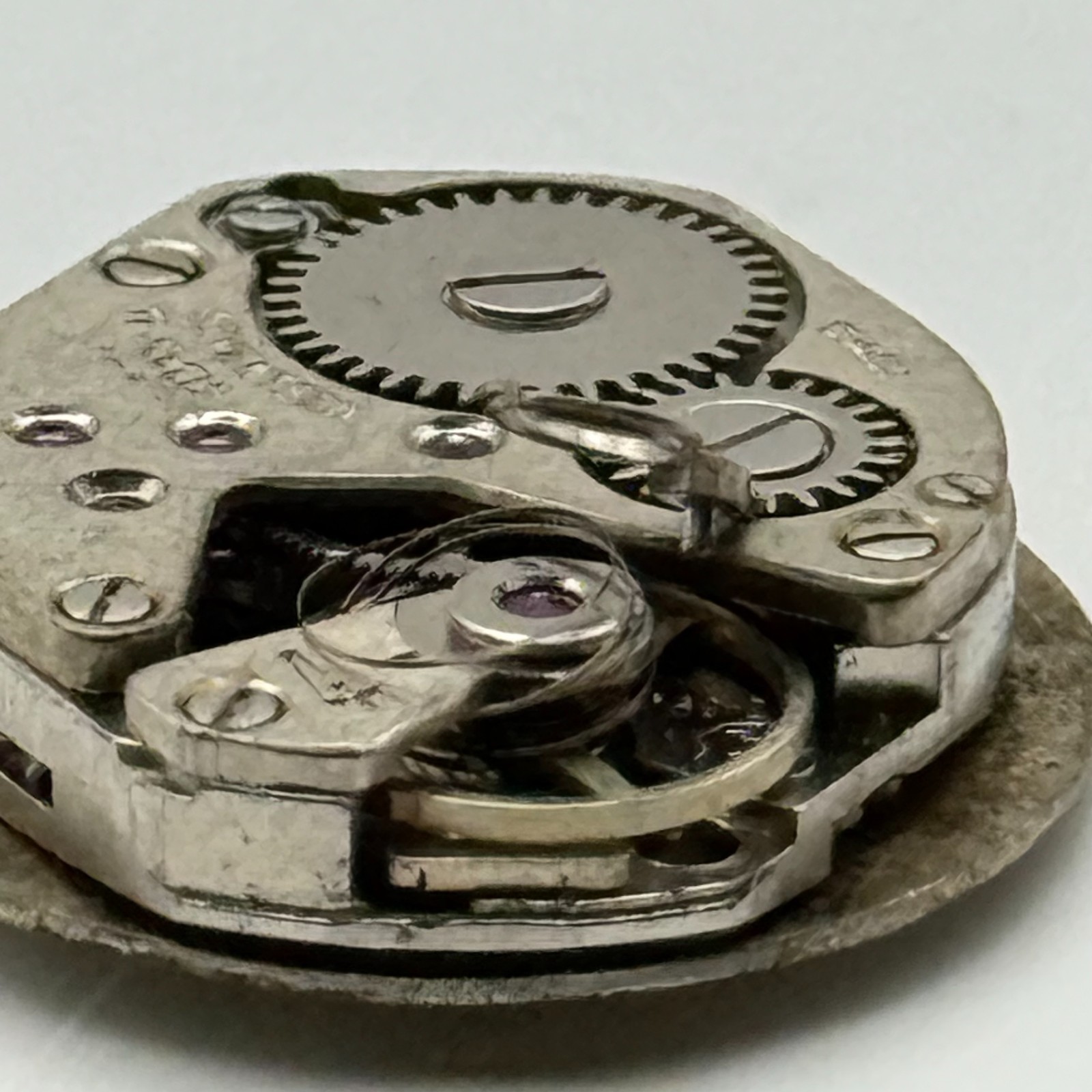 FHF 69-21 Watch Movement Ingersoll Swiss 17 Jewels Manual Wind Parts 15.3mm