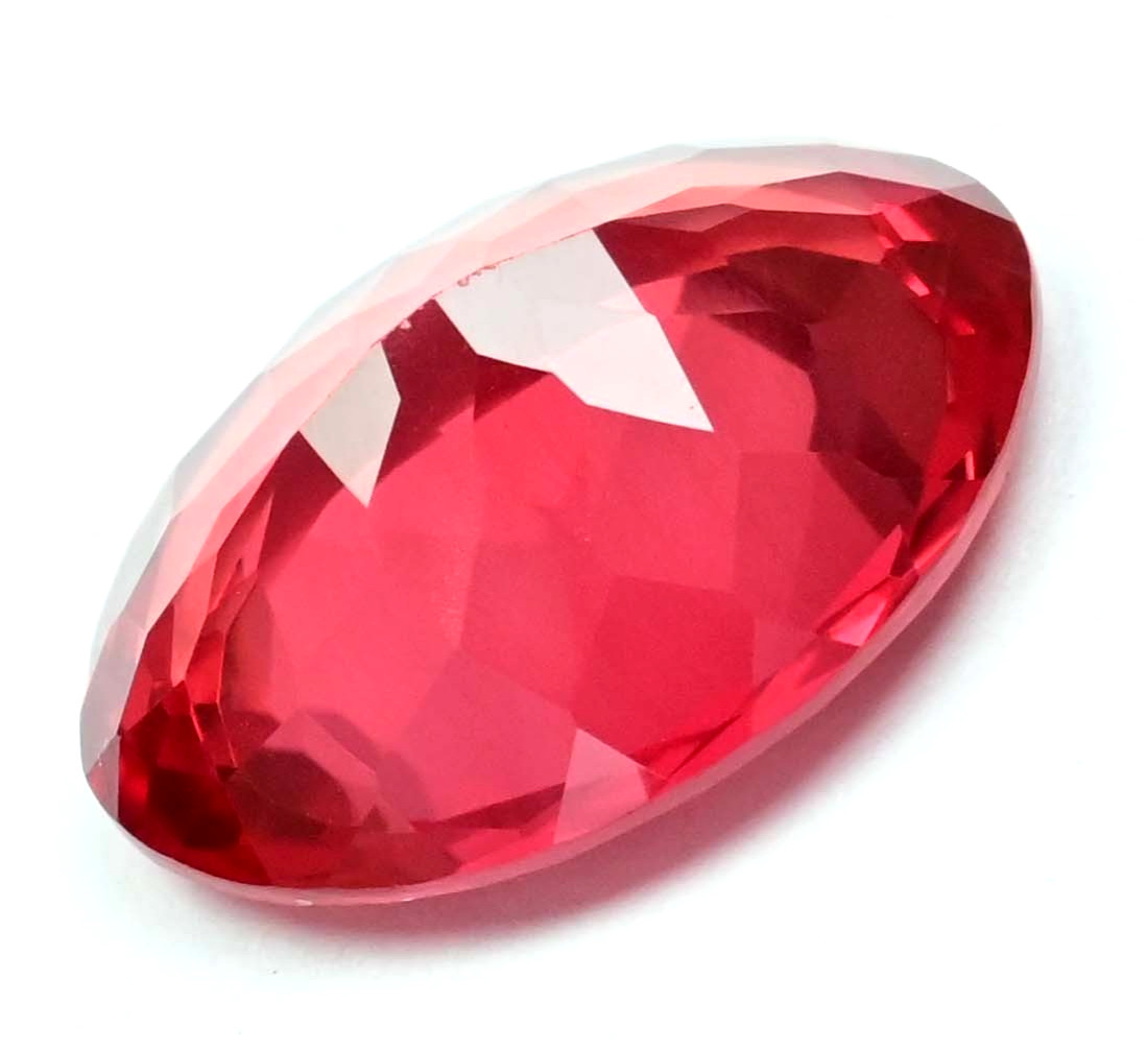 Stunning Natural Padparadscha Sapphire 17.80 Ct Oval Cut Certified Gemstone
