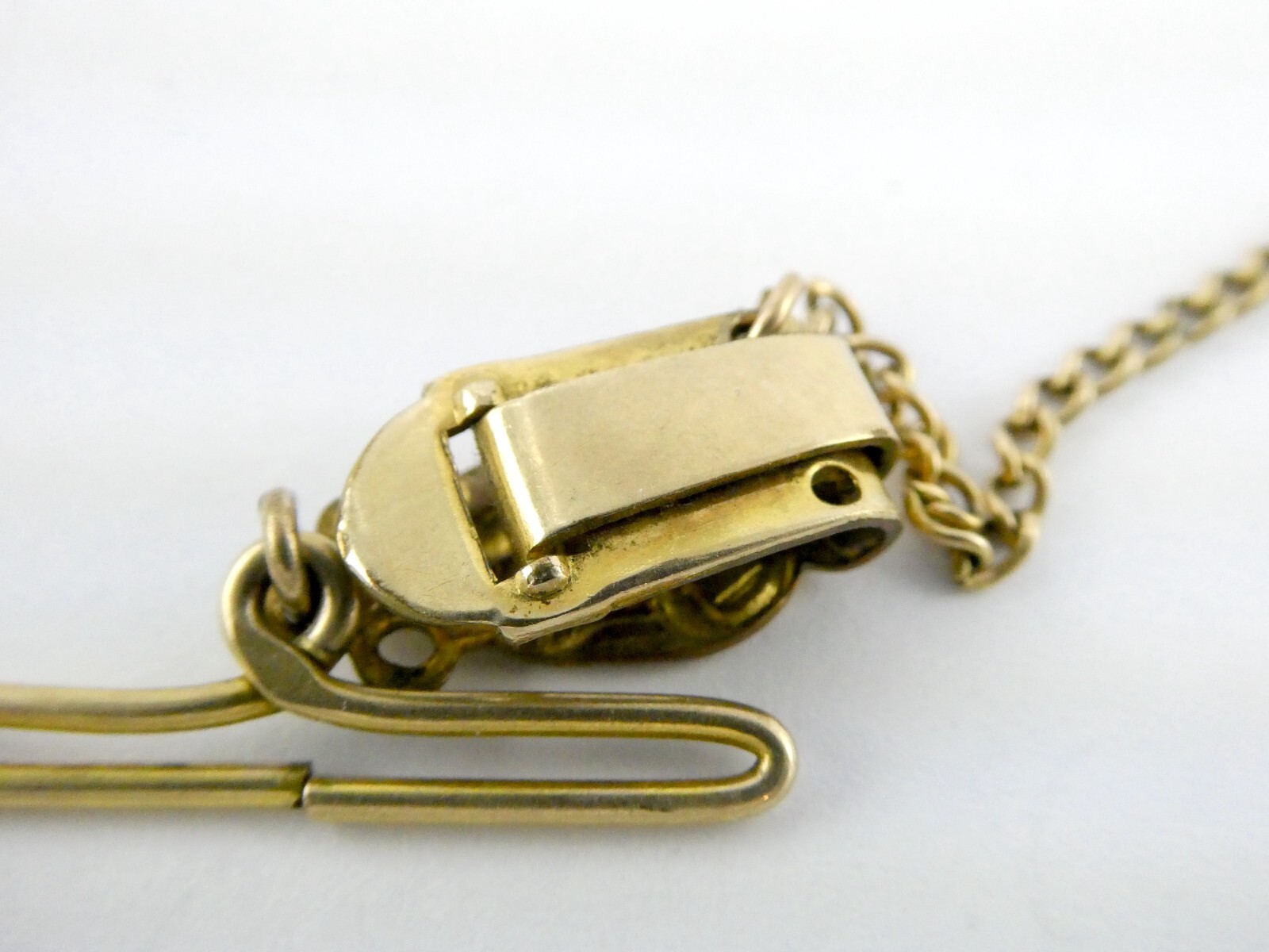 Antique Bliss Bros Vest Pocket Watch Fob Chain with Dog Swivel Clip 6.2g