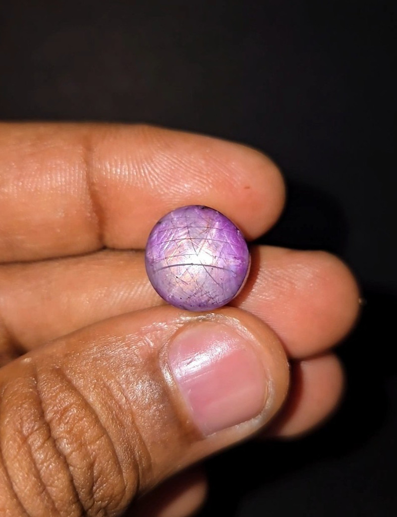Natural 20.00 ct Star Ruby Pink Oval Cabochon untreated loose gemstone