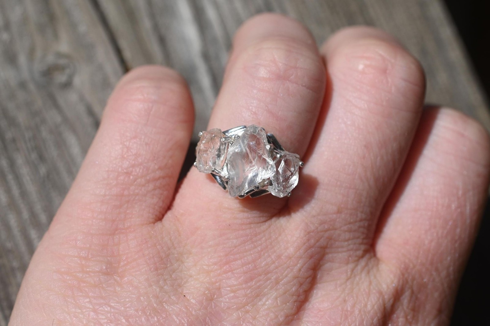 Engagement ring Lake county diamond sterling silver size 3 4 5 6 7 8 9 10 11 12